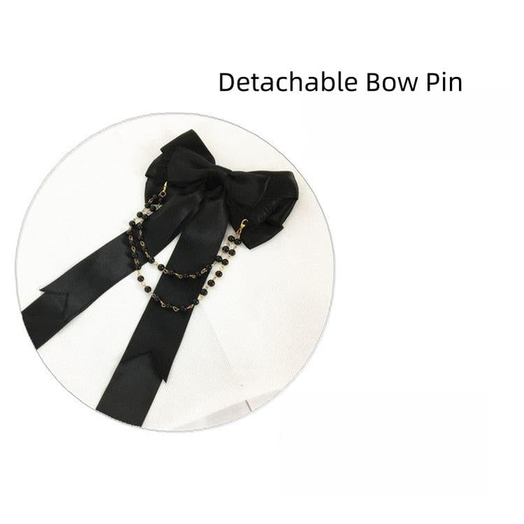 Xuwen Alice - Gothic Retro Lace Double Layers Lolita Veil