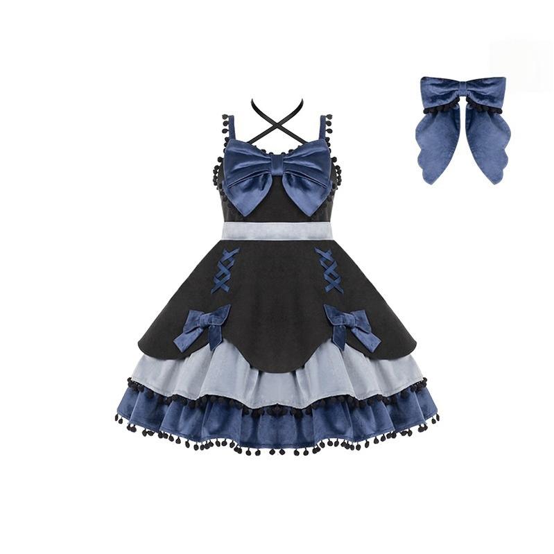 With PUJI - Confession Function - Wool Kawaii Lolita JSK Dress Suit