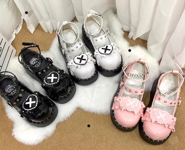 Beauty Bunny - Sweet Academy - Gothic Lolita Shoes Thick Sole Y2K Lolita Shoes