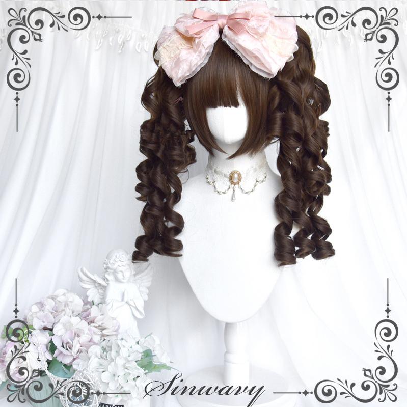 Sinwavy - Old School Lolita Wig, Layered Roman Curls