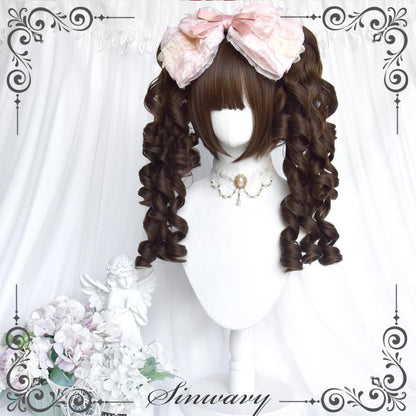 Sinwavy - Old School Lolita Wig, Layered Roman Curls