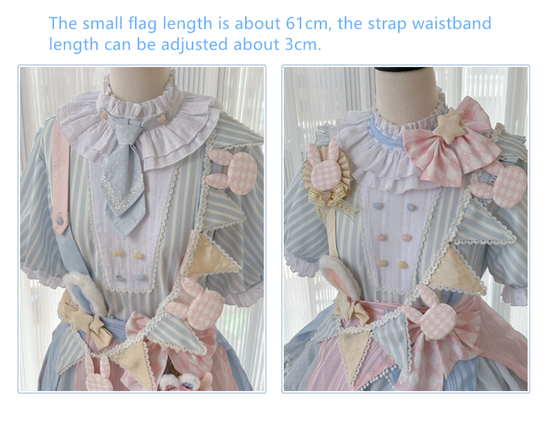 Forest Fluorescent Carps - Ouji Lolita Suit Circus Prince Shorts and OP Dress