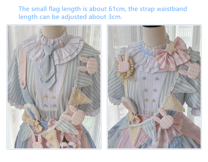 Forest Fluorescent Carps - Ouji Lolita Suit Circus Prince Shorts and OP Dress