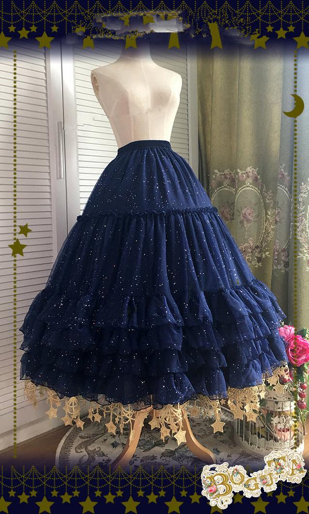 Boguta - Starry Night - 60/70/80cm A-line Lolita Petticoat