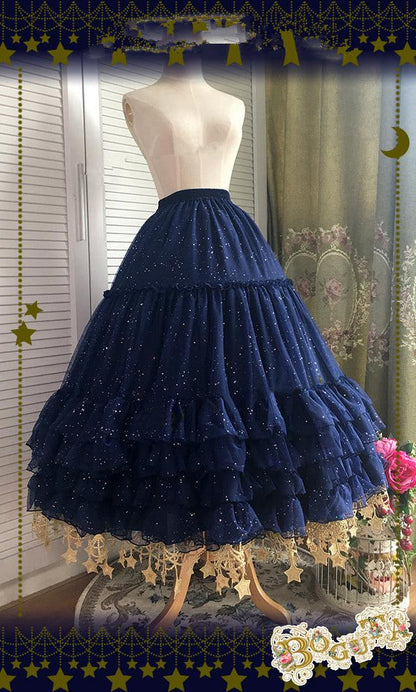 Boguta - Starry Night - 60/70/80cm A-line Lolita Petticoat
