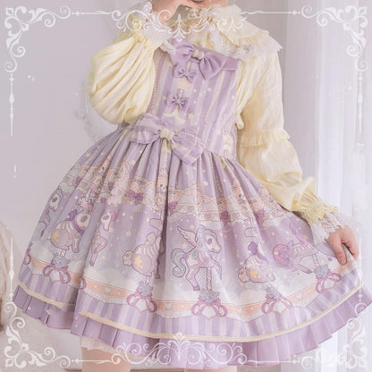 MIST - Cream Sweetheart - Kawaii Lolita Long-sleeve Blouse Multicolors