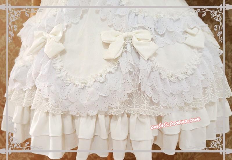 Strawberry Witch - Flower Wedding Lolita Pure White Romantic Full Set