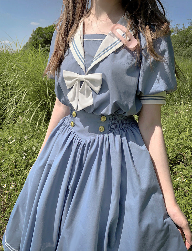 Beleganty - Sea and Wind - Retro Sailor Lolita OP Dress Version 1.0