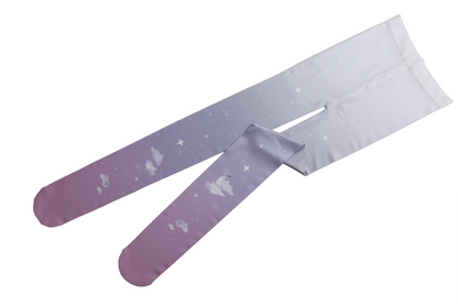 Red Maria - Gradient Starry 80D Velvet Lolita Tights