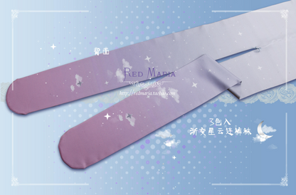 Red Maria - Gradient Starry 80D Velvet Lolita Tights