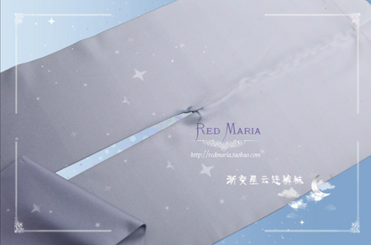 Red Maria - Gradient Starry 80D Velvet Lolita Tights