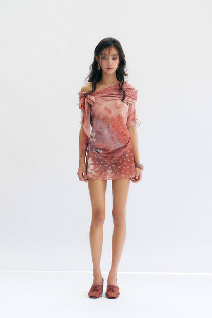 Layered Floral Dress