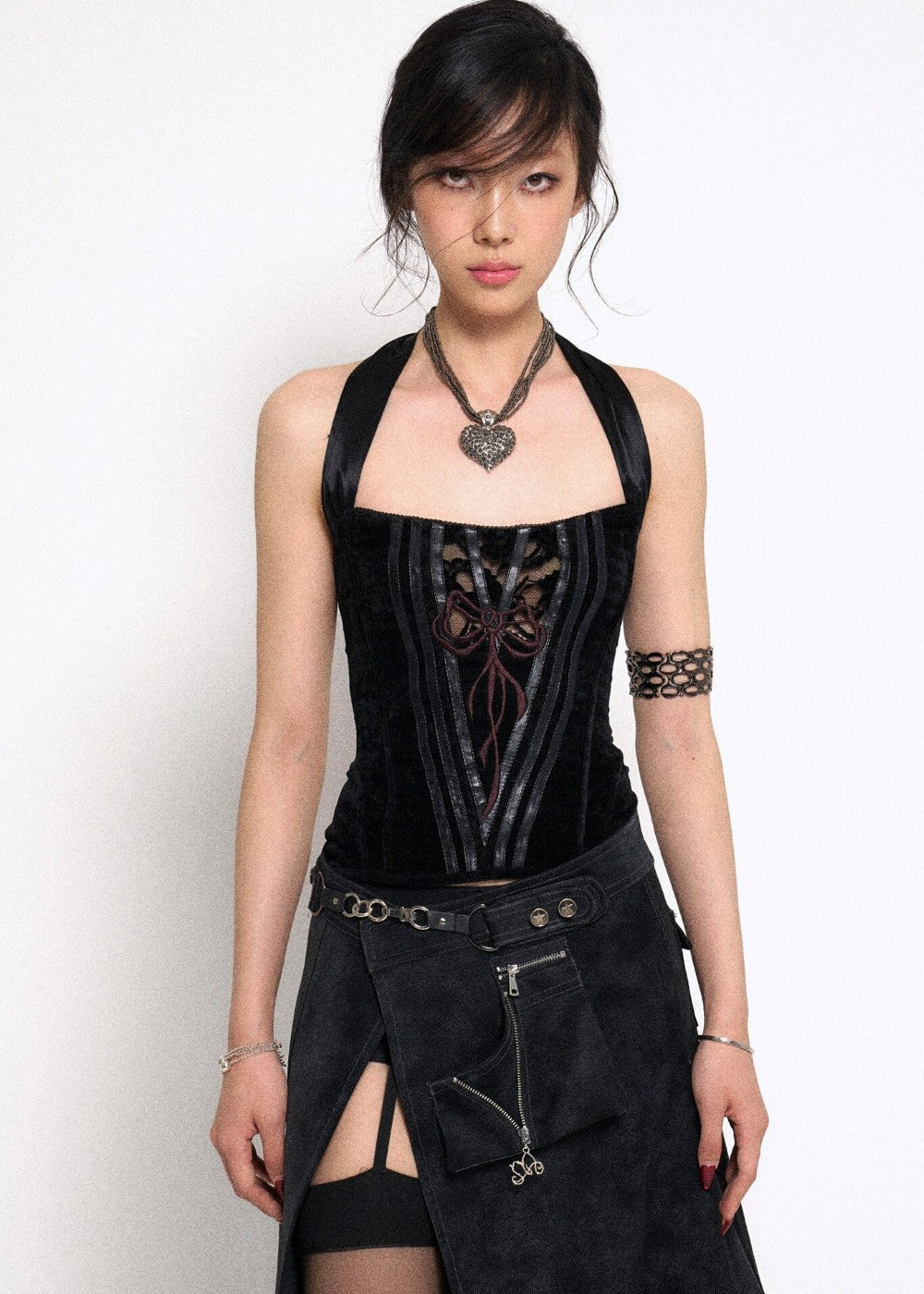 Velvet Ribbon Corset