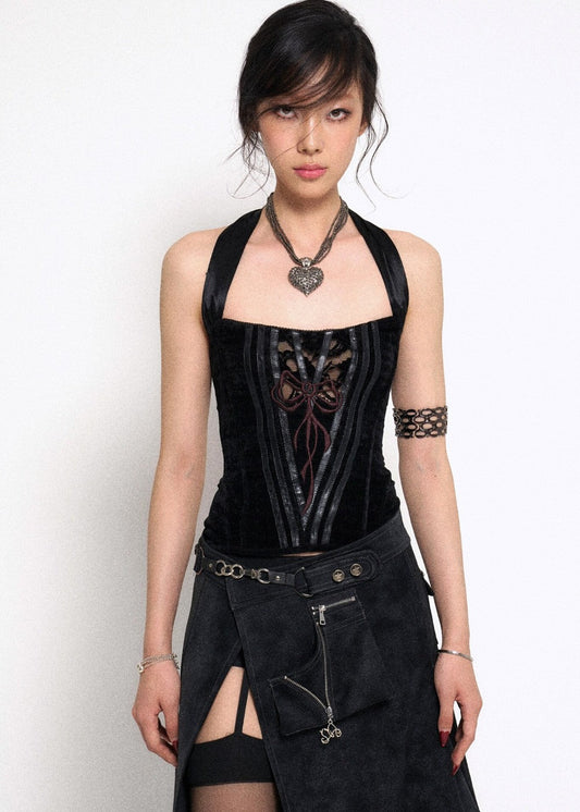 Velvet Ribbon Corset