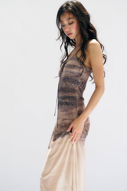 Washed Dust Maxi Dress
