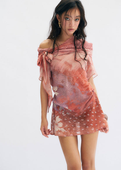 Layered Floral Dress