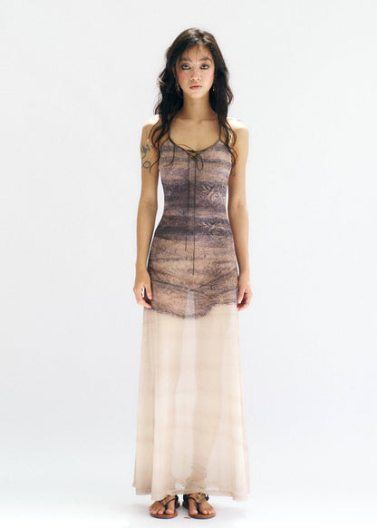 Washed Dust Maxi Dress