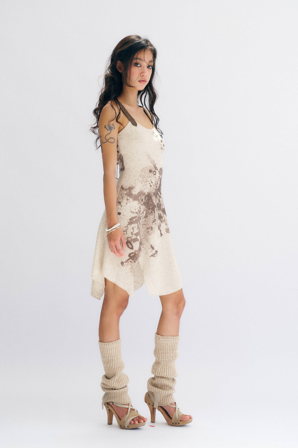 Earth Bloom Knit Dress