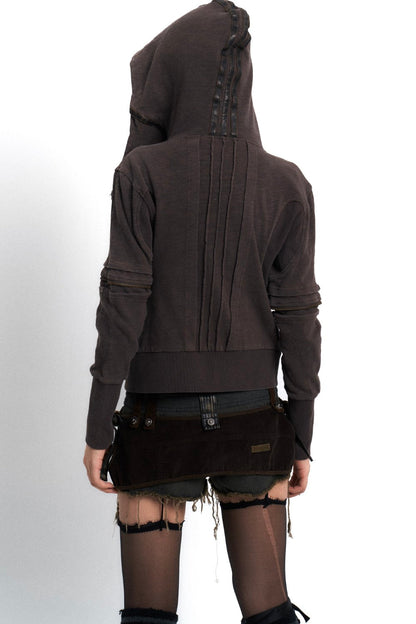 Slim Utility Hooded Jacket