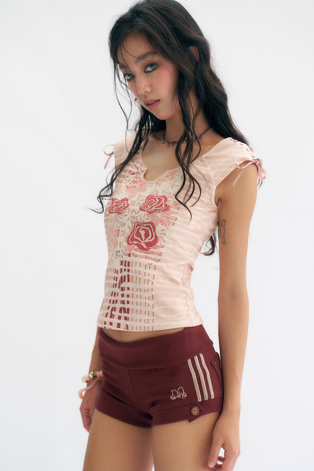 Rosy Bloom Top