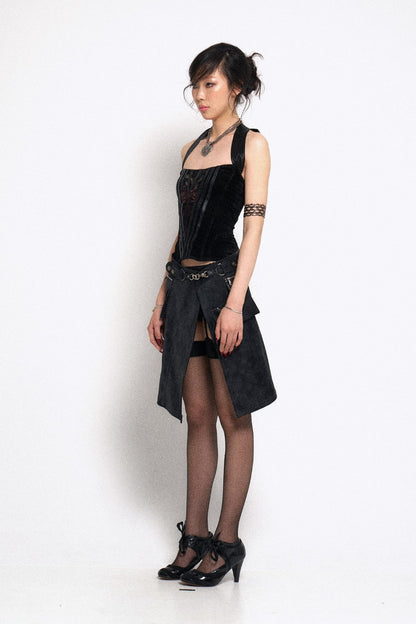 Velvet Ribbon Corset