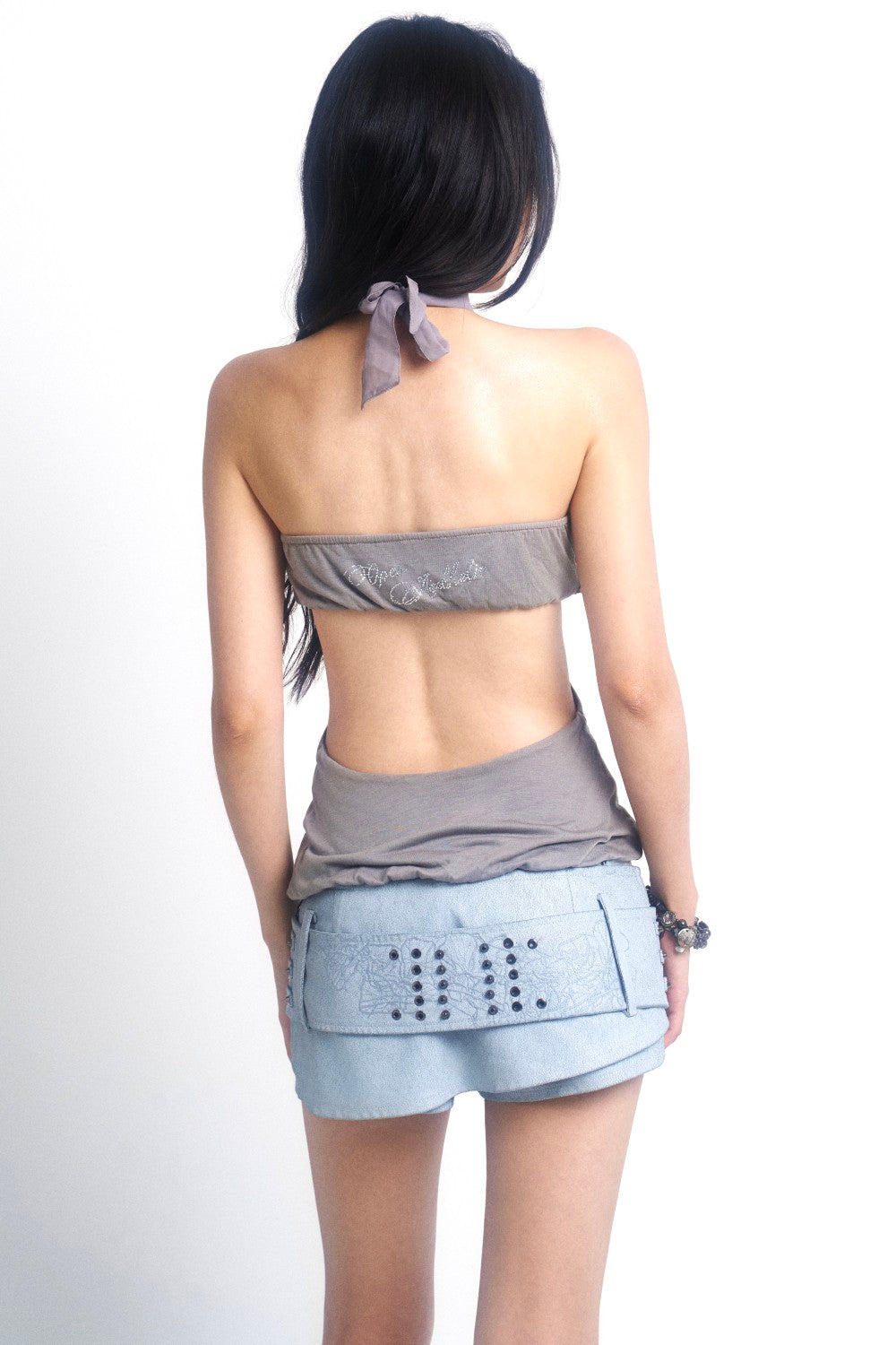 Backless Sequin Star Top