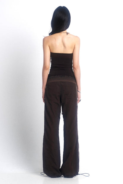 Sequin Lace Strapless Top