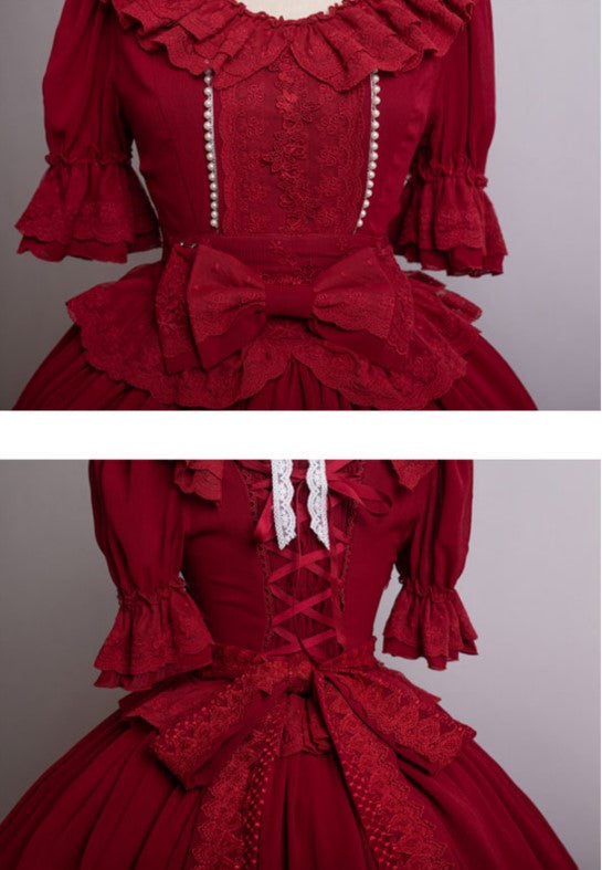 Dawn and Morning - The Dawn Song - Plus Size Lolita Elegant OP Dress