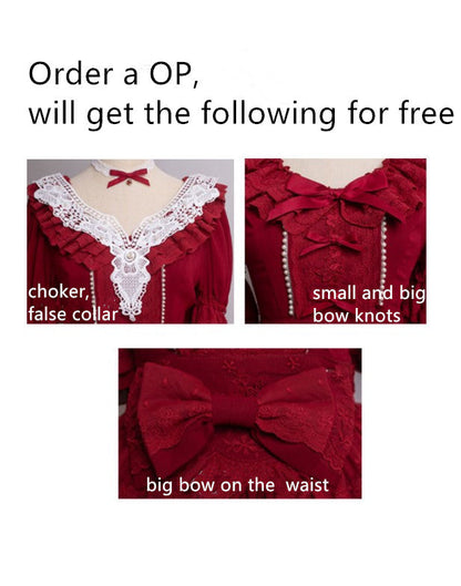 Dawn and Morning - The Dawn Song - Plus Size Lolita Elegant OP Dress