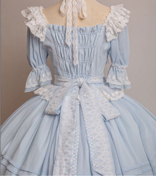 Dawn and Morning - The Dawn Song - Plus Size Lolita Elegant OP Dress