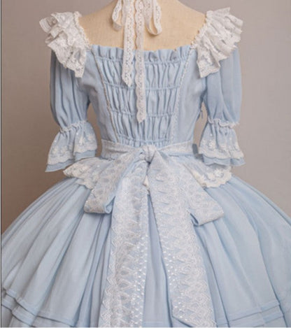 Dawn and Morning - The Dawn Song - Plus Size Lolita Elegant OP Dress
