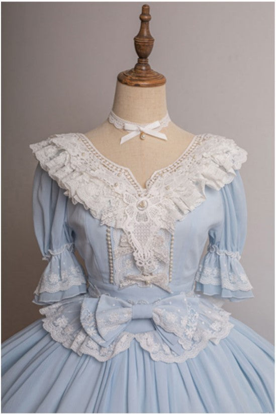 Dawn and Morning - The Dawn Song - Plus Size Lolita Elegant OP Dress