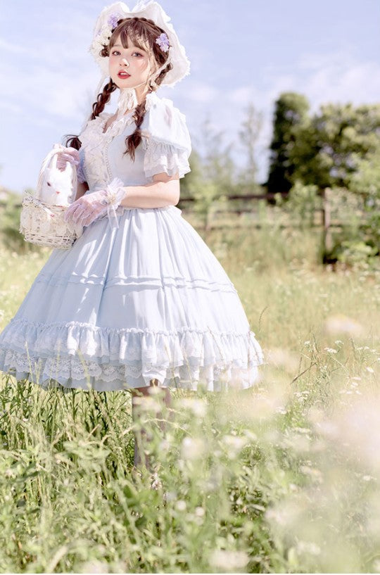 Dawn and Morning - The Dawn Song - Plus Size Lolita Elegant OP Dress