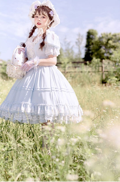 Dawn and Morning - The Dawn Song - Plus Size Lolita Elegant OP Dress