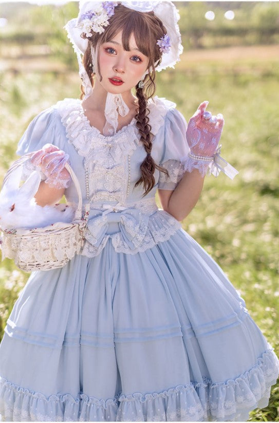 Dawn and Morning - The Dawn Song - Plus Size Lolita Elegant OP Dress