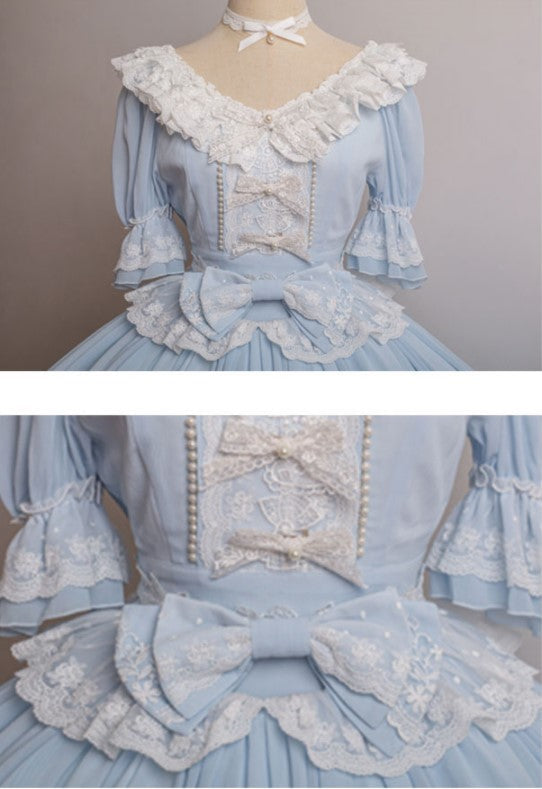 Dawn and Morning - The Dawn Song - Plus Size Lolita Elegant OP Dress