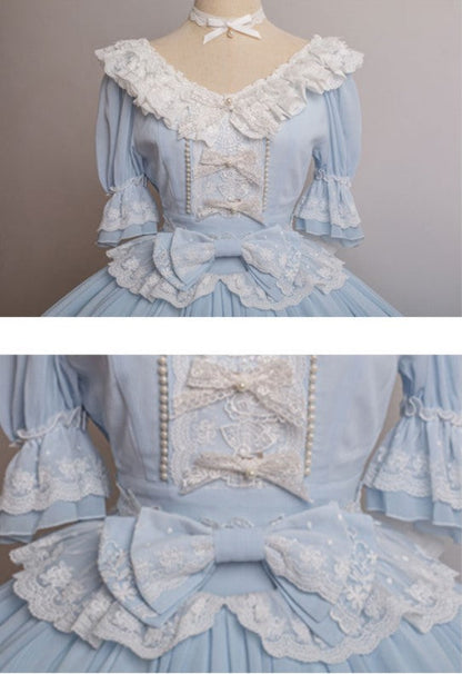 Dawn and Morning - The Dawn Song - Plus Size Lolita Elegant OP Dress