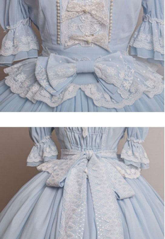 Dawn and Morning - The Dawn Song - Plus Size Lolita Elegant OP Dress