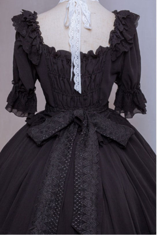 Dawn and Morning - The Dawn Song - Plus Size Lolita Elegant OP Dress