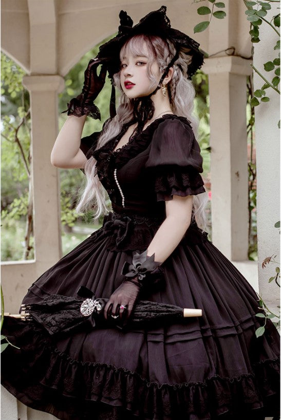 Dawn and Morning - The Dawn Song - Plus Size Lolita Elegant OP Dress
