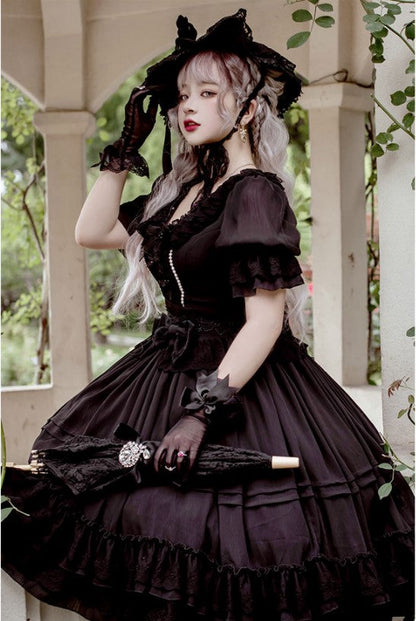 Dawn and Morning - The Dawn Song - Plus Size Lolita Elegant OP Dress