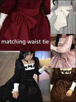Sweet Wood - Annie's Gift - Elegant Velvet Lolita OP Dress