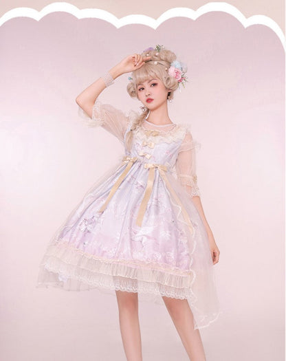 Confession Balloon - Unicorn - Sweet Lolita Dress and blouse Multicolors