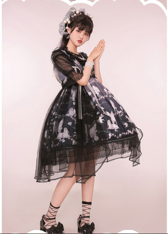 Confession Balloon - Unicorn - Sweet Lolita Dress and blouse Multicolors