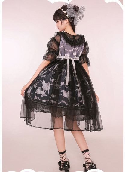 Confession Balloon - Unicorn - Sweet Lolita Dress and blouse Multicolors