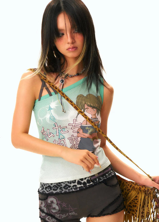 Asymmetrical Manga Top