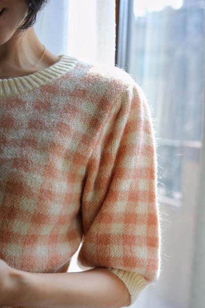 Countess Plaid Retro Knit