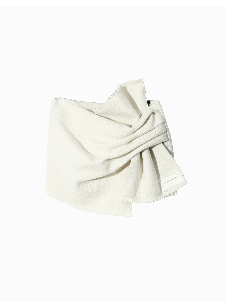 Ribbon Nichi Short Conspicuous Wool Skirt