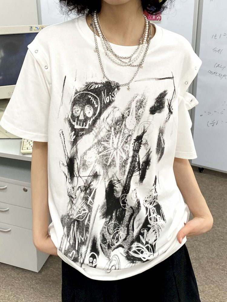 Removal Short Sleeve Tee【s0000008841】