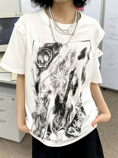 Removal Short Sleeve Tee【s0000008841】